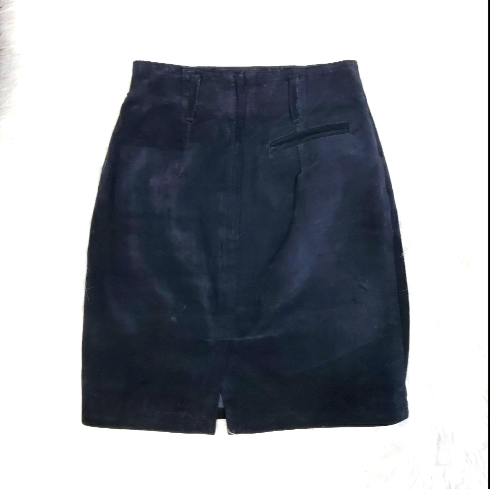 VINTAGE suede Express skirt